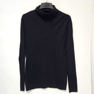 Monari Women's Black Long Sleeved Turtleneck Sweater Size 14
